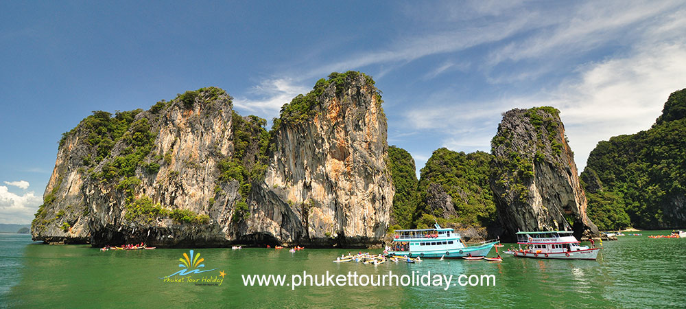 ทัวร์อ่าวพังงา แคนูอ่าวพังงาเรือใหญ่ ราคาถูก