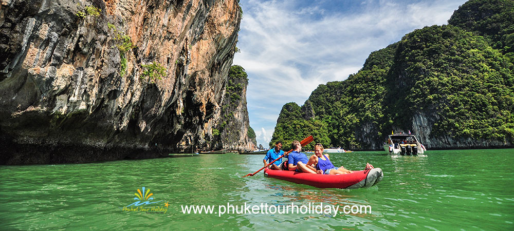 ทัวร์อ่าวพังงา แคนูอ่าวพังงาเรือสปีดโบ๊ท ราคาถูก